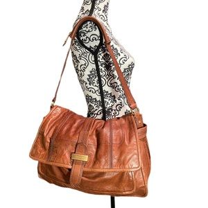 JUICY COUTURE Soft Leather Hobo Shoulder Bag